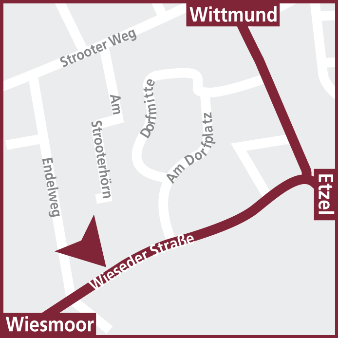 Anfahrtskarte Hauptverwaltung