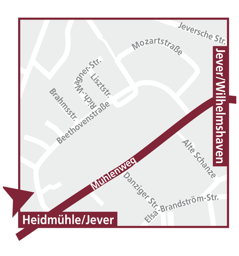 Anfahrtskarte Wohnpark Schortens