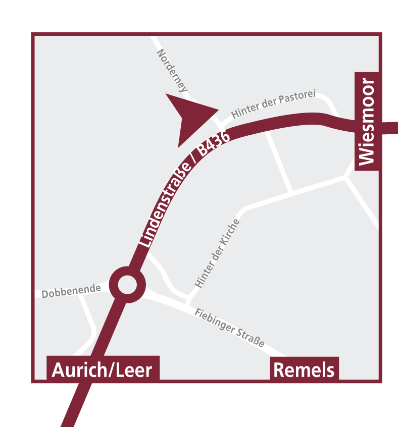 Anfahrtskarte Wohnpark Strackholt